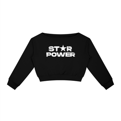 KayGLive - StarPower Women's Off-Shoulder Sweatshirt