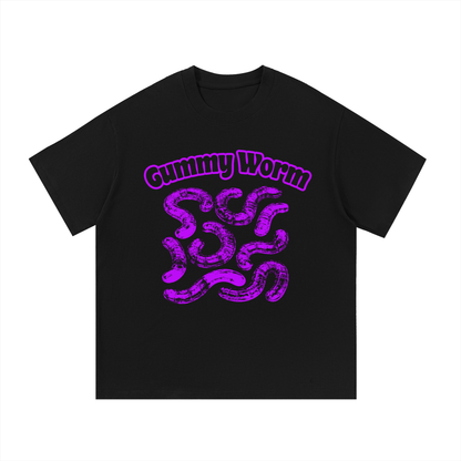 KayGLive - Mens Purple Gummy Essential Cotton T-Shirt