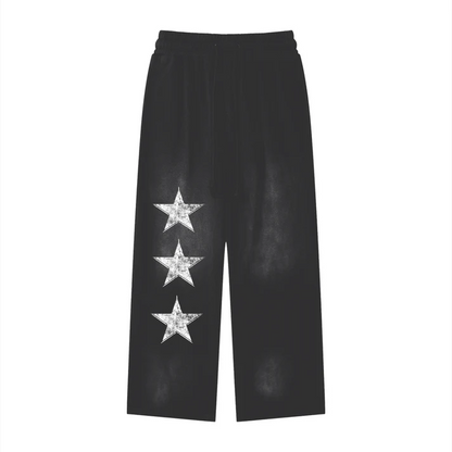 KayGLive - Men’s StarPower Essential Cotton Tee & Sunfade Sweatpants Bundle