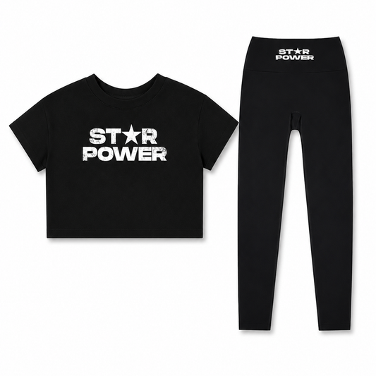 KayGLive - StarPower Women's Crop Top & Performance Leggings Bundle