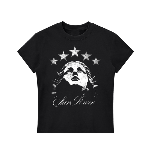 KayGLive - StarPower Women's Bodycon Crewneck T-Shirt