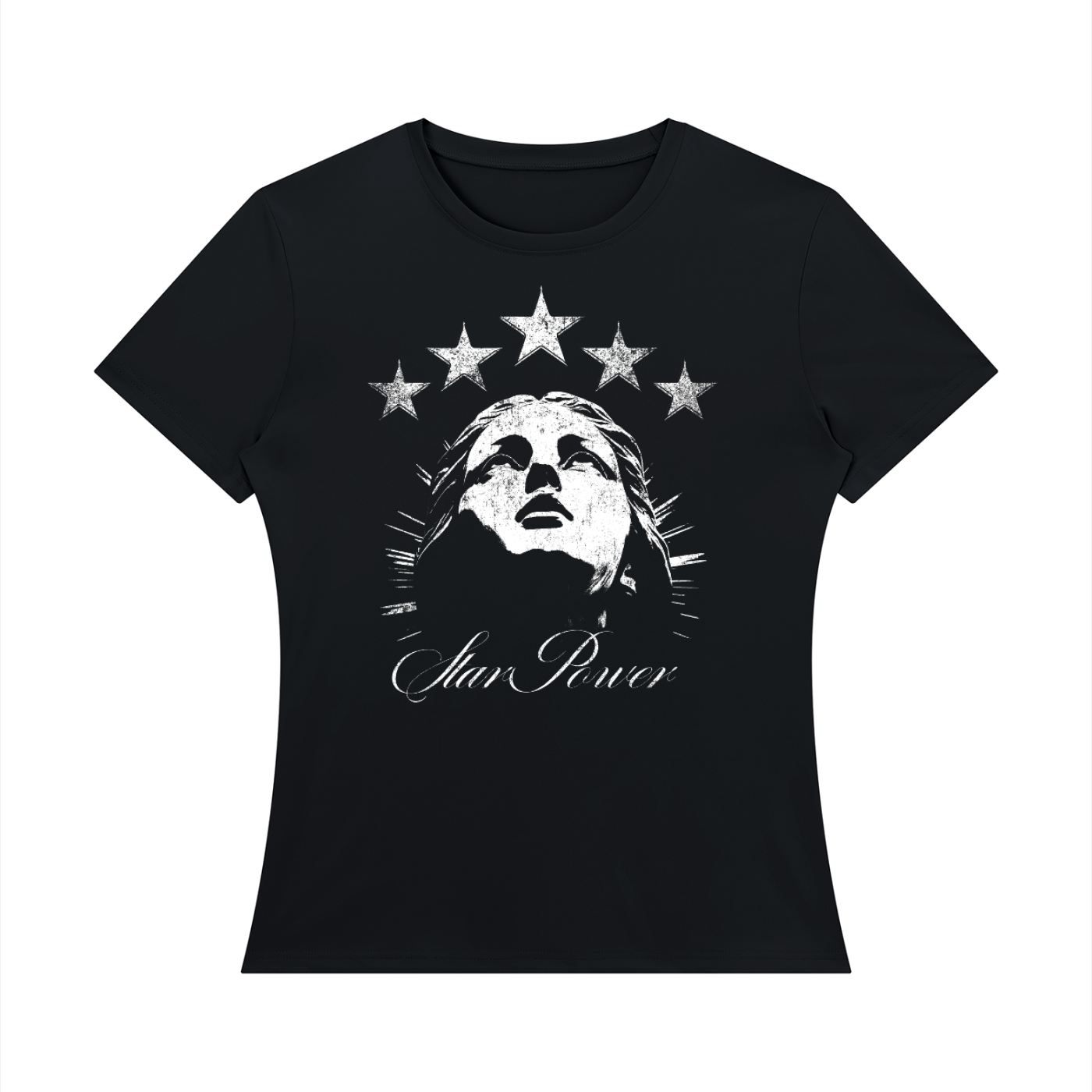 Women's Premium StarPower T-Shirt (Front & Back)