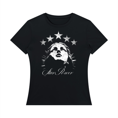Women's Premium StarPower T-Shirt (Front & Back)