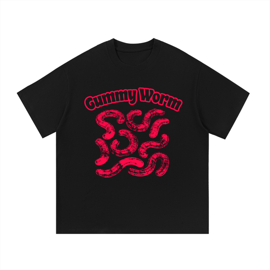 KayGLive - Mens Red Gummy Essential Cotton T-Shirt